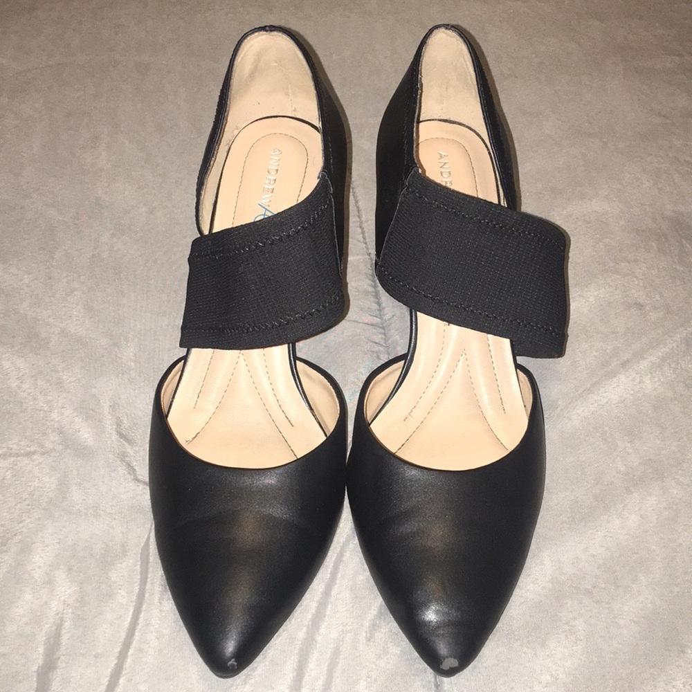 Black Andrew Geller Pumps